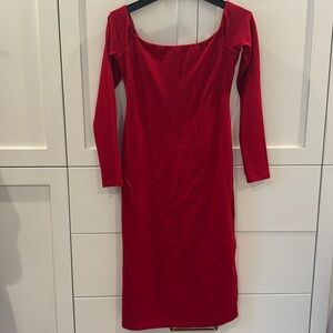 Alice + Olivia red dress